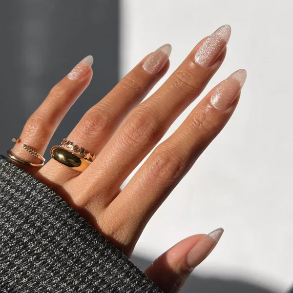 long pink dip poweder pink nails 